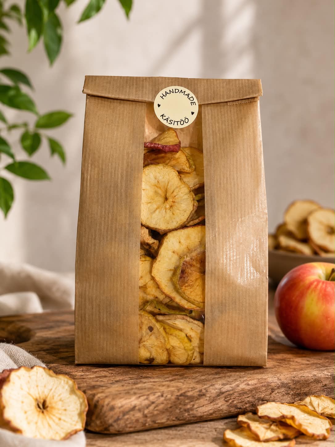 kuivatatud õunaviilud 75g pakk kuivatatud õunaviilud 75g pakk